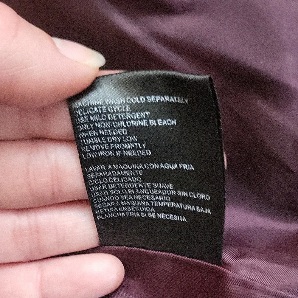 Celebrity Pink Women's Purple Pea Coat - Picture 5 of 7